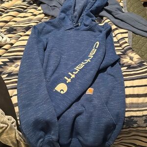 Blue carthartt sweatshirt